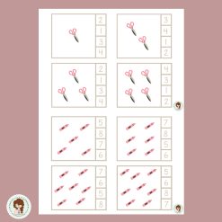 Clip cards - talen 1-10