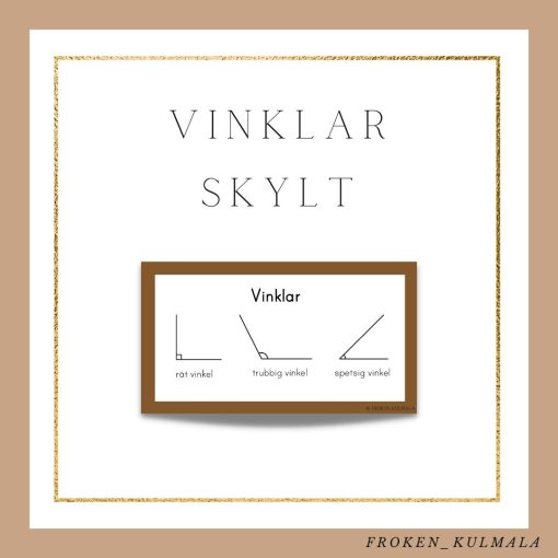 Vinklar skylt