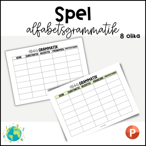 Spel - Alfabetsgrammatik