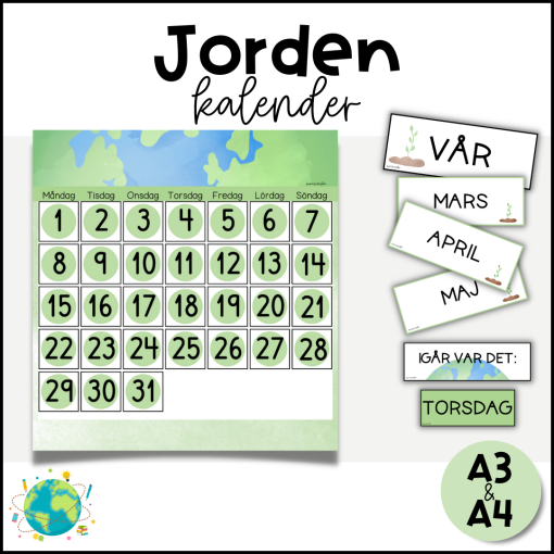 Jorden - Väggkalender