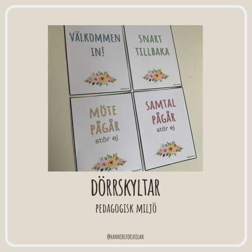 Dörrskyltar
