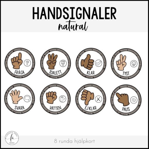 Handsignaler - tecken i klassrummet