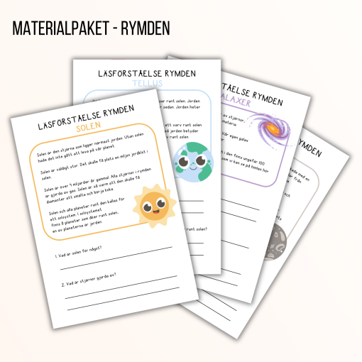 Materialpaket - rymden