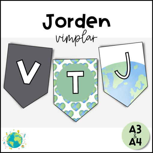 Jorden - Vimplar