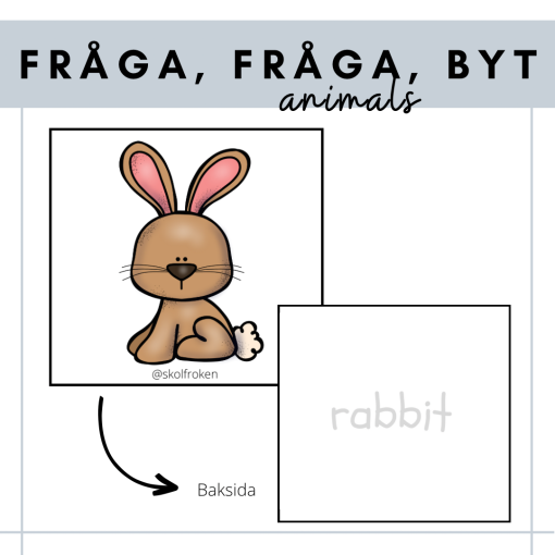 Fråga, Fråga, byt - animals