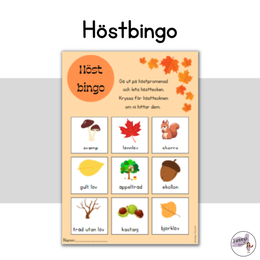 Höstbingo
