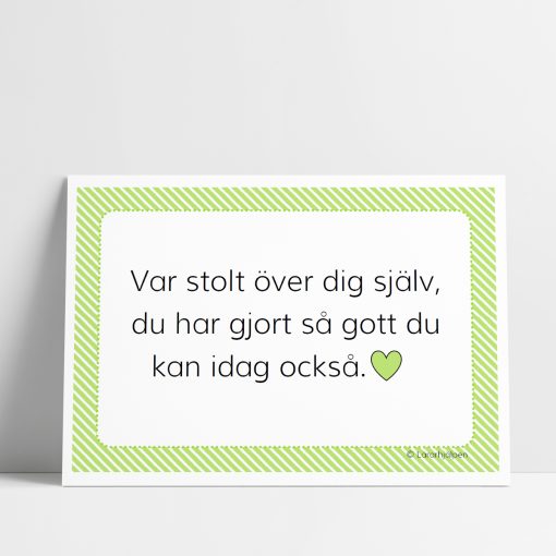 Var stolt - grön