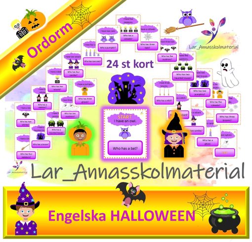 Ordorm Engelska Halloween