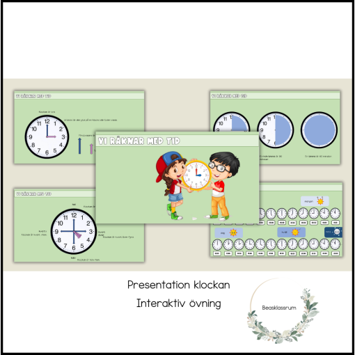 Klockan - presentation med animationer
