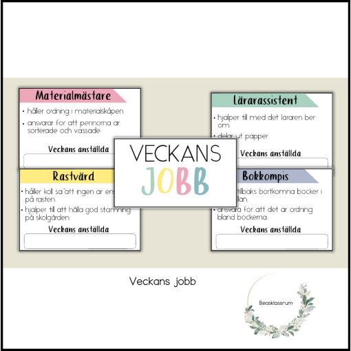 Veckans jobb