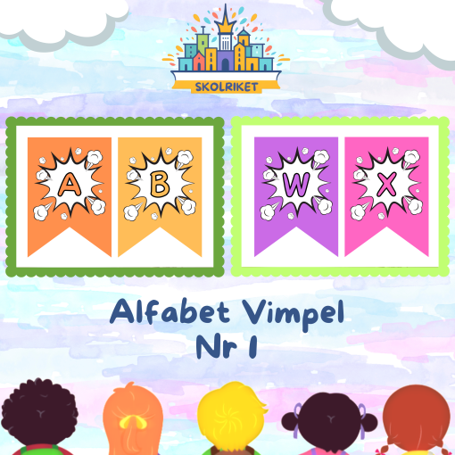 Alfabet vimpel Nr 1