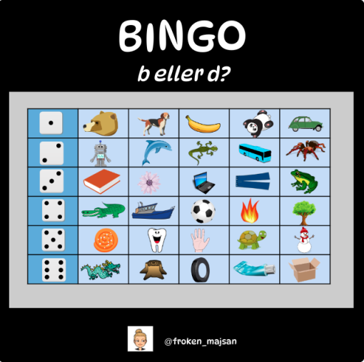 BINGO - b eller d?