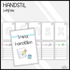 Träna handstilen: Bokstäver