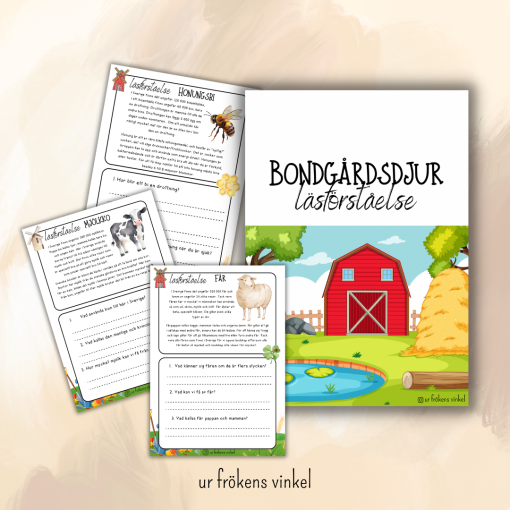 Bondgårdsdjur - Läsförståelse