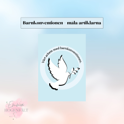 Barnkonventionen - måla artiklarna