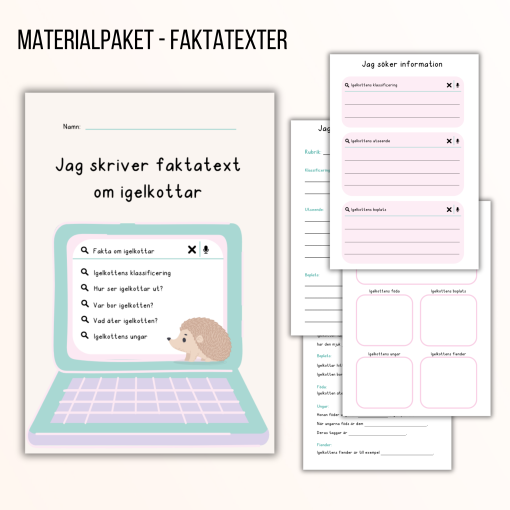 Materialpaket - Faktatexter