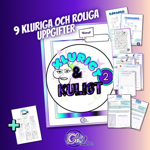 Klurigt och kuligt 2 - olika roliga uppgifter kopplade till olika ämnen