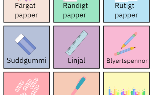 Klassrumssymboler (bildstöd)