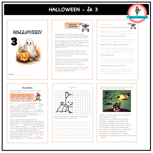 Mer Halloween åk 3
