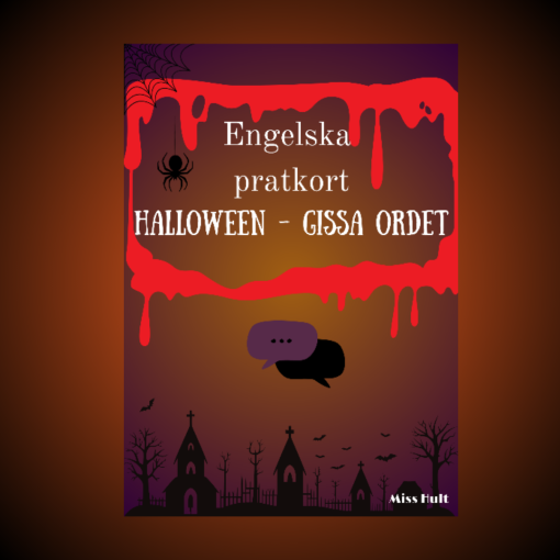 Engelska Pratkort Halloween-gissa ordet