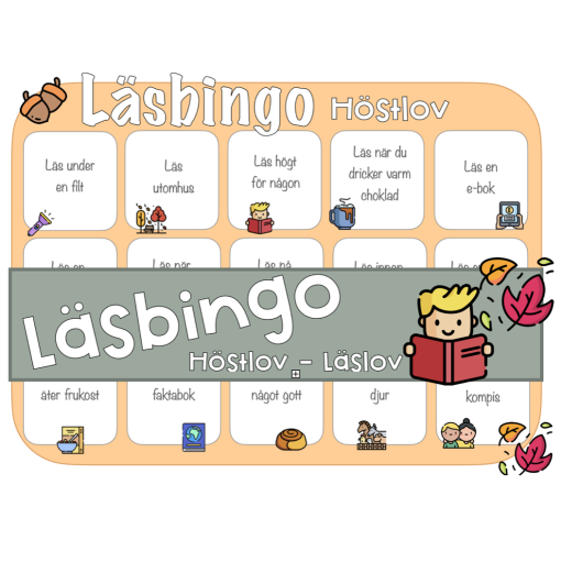 Läsbingo - höstlov / läslov
