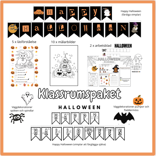 Klassrumspaket Halloween