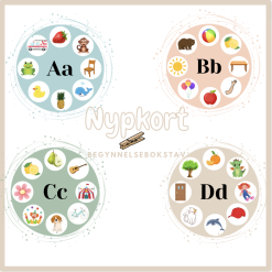 Nypkort begynnelsebokstav (A-Ö)
