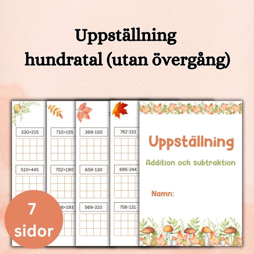 Uppställning utan övergång (hundratal)