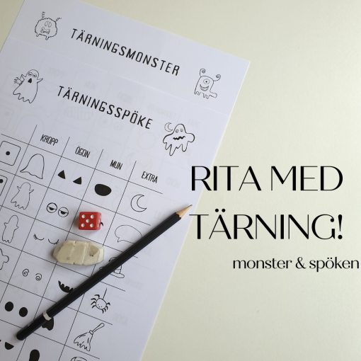 Rita med tärning - tema halloween