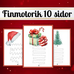 Jul finmotorik (10 sidor)