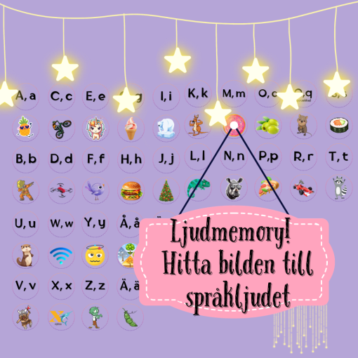 Memory språkljud