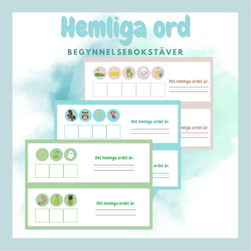 Hemliga ord - Begynnelsebokstav