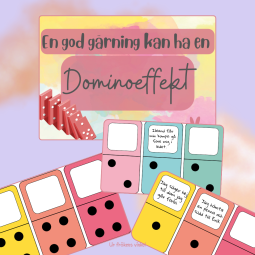 Goda gärningar - dominobrickor