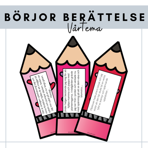 Börjor berättande text - vår