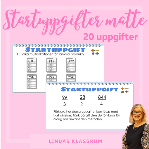 Startuppgifter matematik 2
