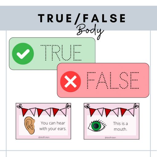 True/False - body
