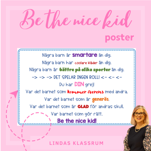 Be the nice kid