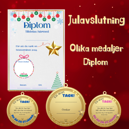 Medaljer och diplom