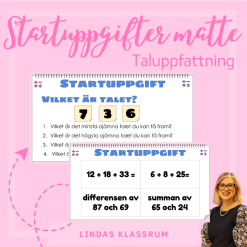 Startuppgifter matematik 3