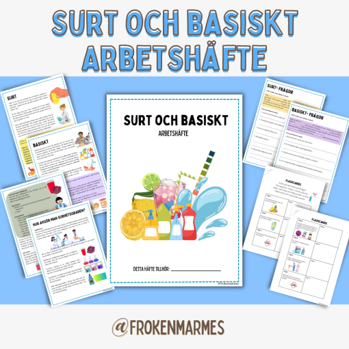 Surt och basiskt - Arbetshäfte