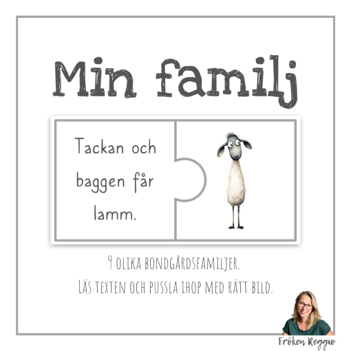 Min familj - Bondgårdsdjur