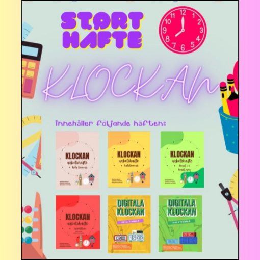 Stort häfte om KLOCKAN (analog & digital)