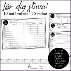 Lär dig stava! | Veckans ord | Intensivträna stavning