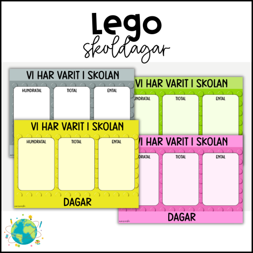 Lego - Vi räknar skoldagar