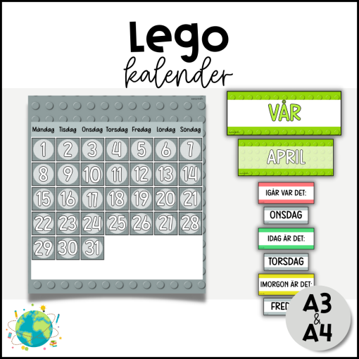 Lego - Väggkalender