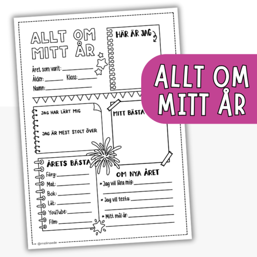 Allt om mitt år – skolstart januari