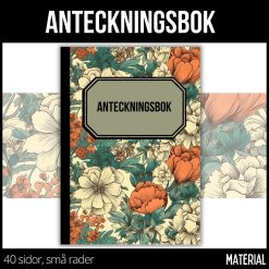Anteckningsbok - 40 sidor
