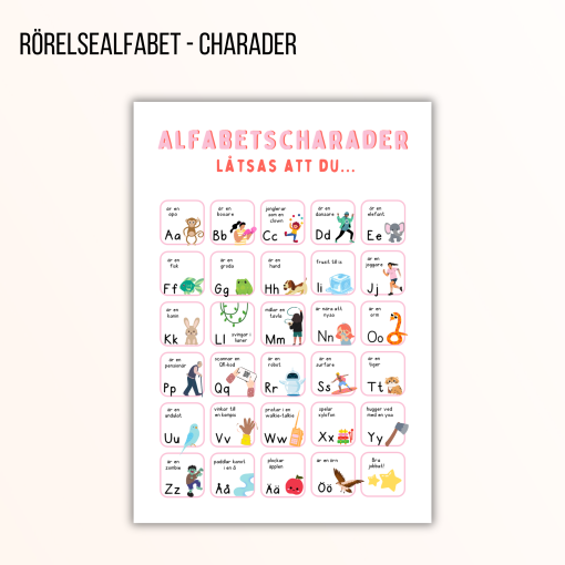 Rörelsealfabet - charader
