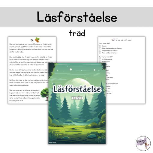 Läsförståelsehäfte träd