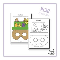 Mask Påskhare med hatt